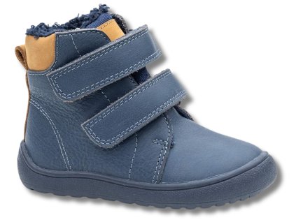 PROTETIKA Daryk dětské zimní barefoot boty s membránou, Denim