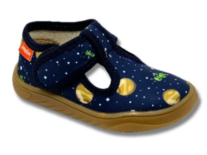 MILAMI barefoot dětské bačkory, Vesmír VJ43 Blue