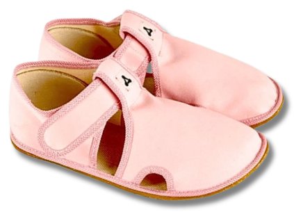 ANTAL Rascal barefoot dětské bačkory, Basic Pink