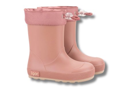 IGOR Yogi barefoot dětské holínky, DK Cuello Rosa