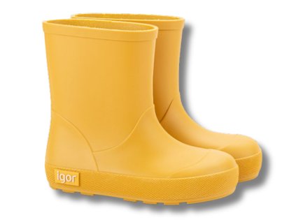 IGOR Yogi barefoot dětské holínky, Amarillo