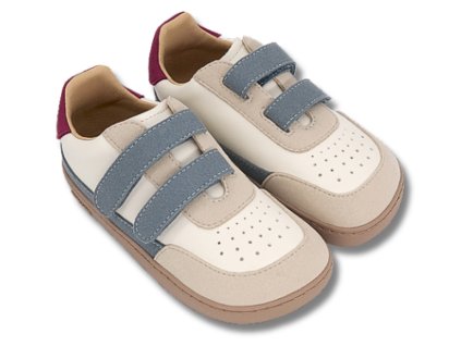 MURIS PETRA Mini dětské barefoot celoroční boty, Ruby Red