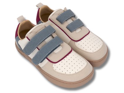 MURIS PETRA Junior dětské barefoot celoroční boty, Ruby Red