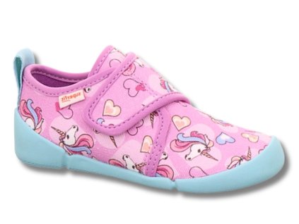 SUPERFIT Venti barefoot dětské bačkory, Rosa