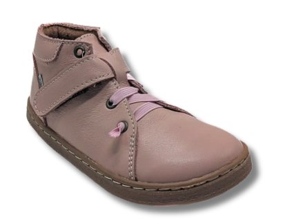 PEGRES BF 52 0.1 celoroční barefoot dětské boty, Růžová