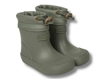 BUNDGAARD Cover barefoot dětské holínky, Army