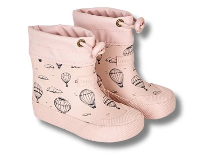 BUNDGAARD Cover barefoot dětské holínky, Old Rose Balloon