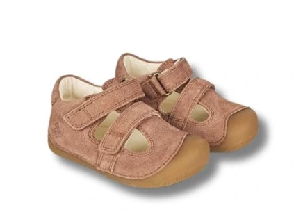 Dětské barefoot sandálky BUNDGAARD, Petit summer, Mocha