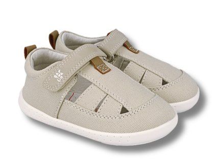 Dětské barefoot sandálky GARVALÍN, Pique Beige