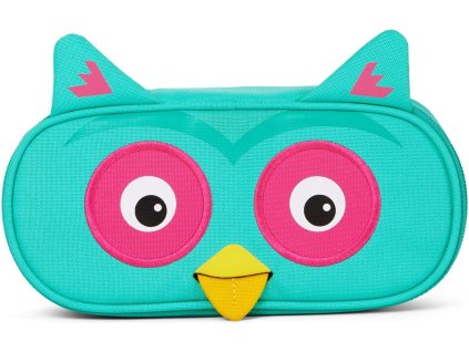Affenzahn dětský penál Pencil Case Olivia Owl - turquoise