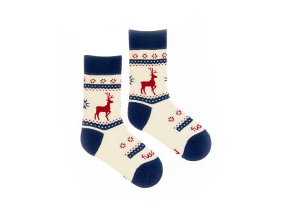 FUSAKLE dětské ponožky, Jelen zima