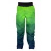 Softshellové kalhoty dětské WAMU, Mozaika zelená