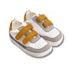 MURIS PETRA Mini dětské barefoot celoroční boty, Mustard