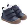 BUNDGAARD Bloom barefoot zimní dětské boty s membránou, Navy