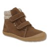 KOEL Dean 2.0 WP dětské zimní barefoot boty s membránou, Chocolate