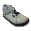 PEGRES BF 52 0.1 celoroční barefoot dětské boty, Šedá