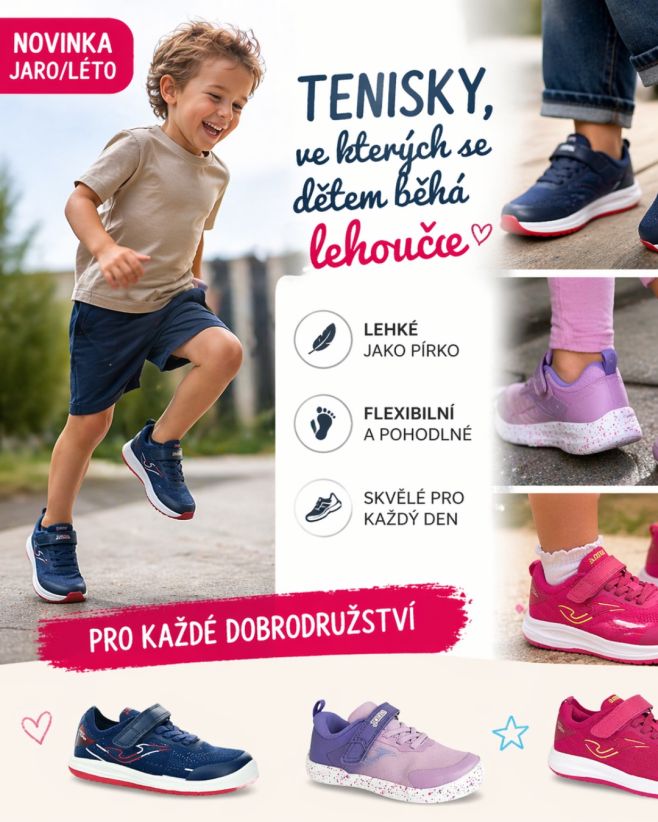 🌞 NOVINKA JARO/LÉTO – JOMA BAREFOOT TENISKY 👟 Lehoučké, prodyšné a stylové – ideální parťák na léto plné dobrodružství 🌿...