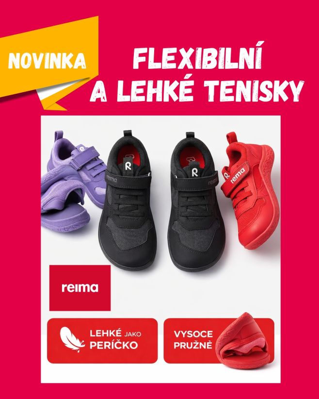 NOVINKA JARO/LÉTO – REIMA TELMIN 👟 Lehoučké jako pírko a krásně ohebné – přesně takové mají být první kroky i každodenní...