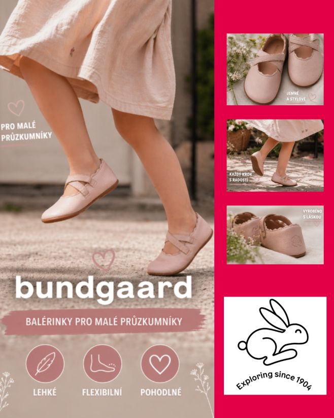 Cože! Barefoot balerínky Bundgaard? Nádherné balerínky na oslavu, na svatbu, ale i jiné aktivity ! Máme v růžové a zlaté...