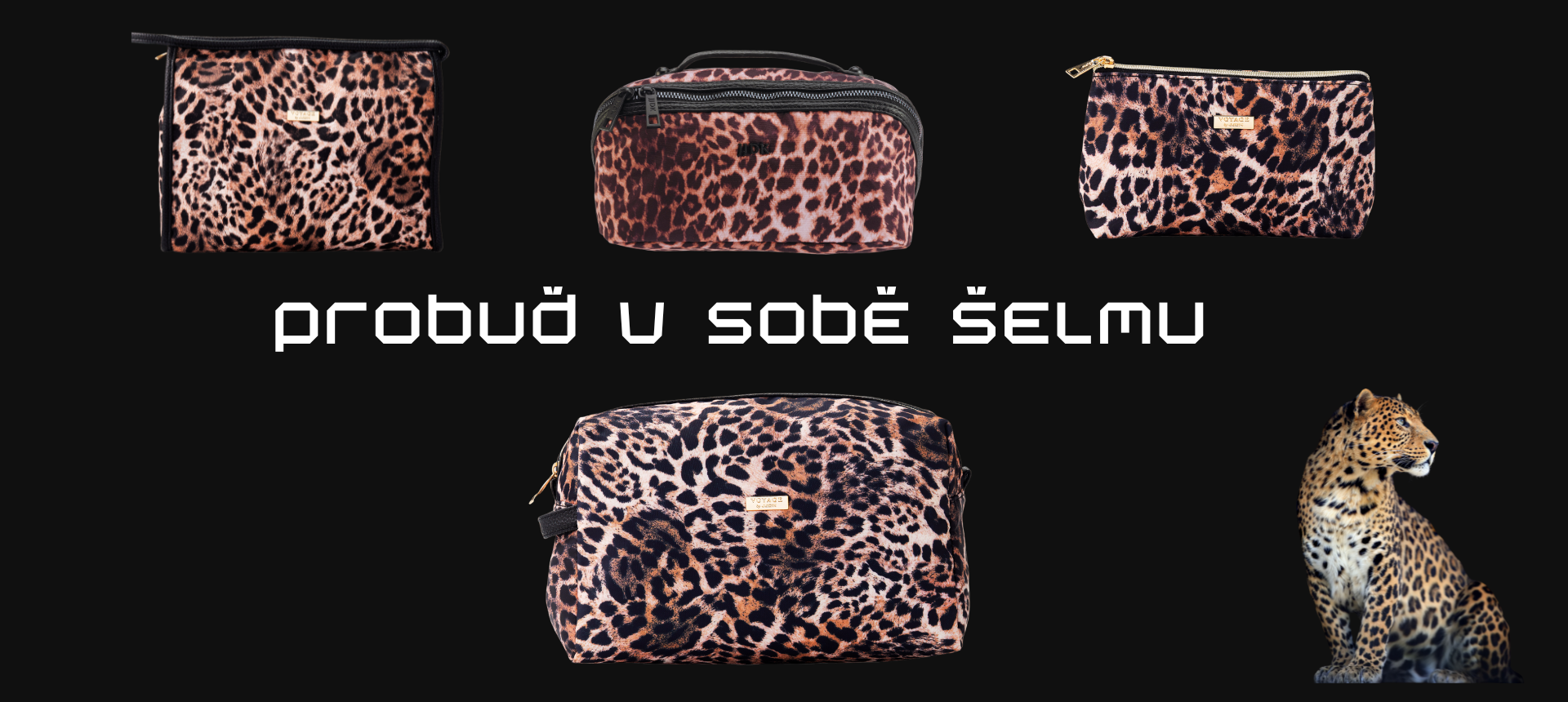 Kosmetické tašky Luna Leopard