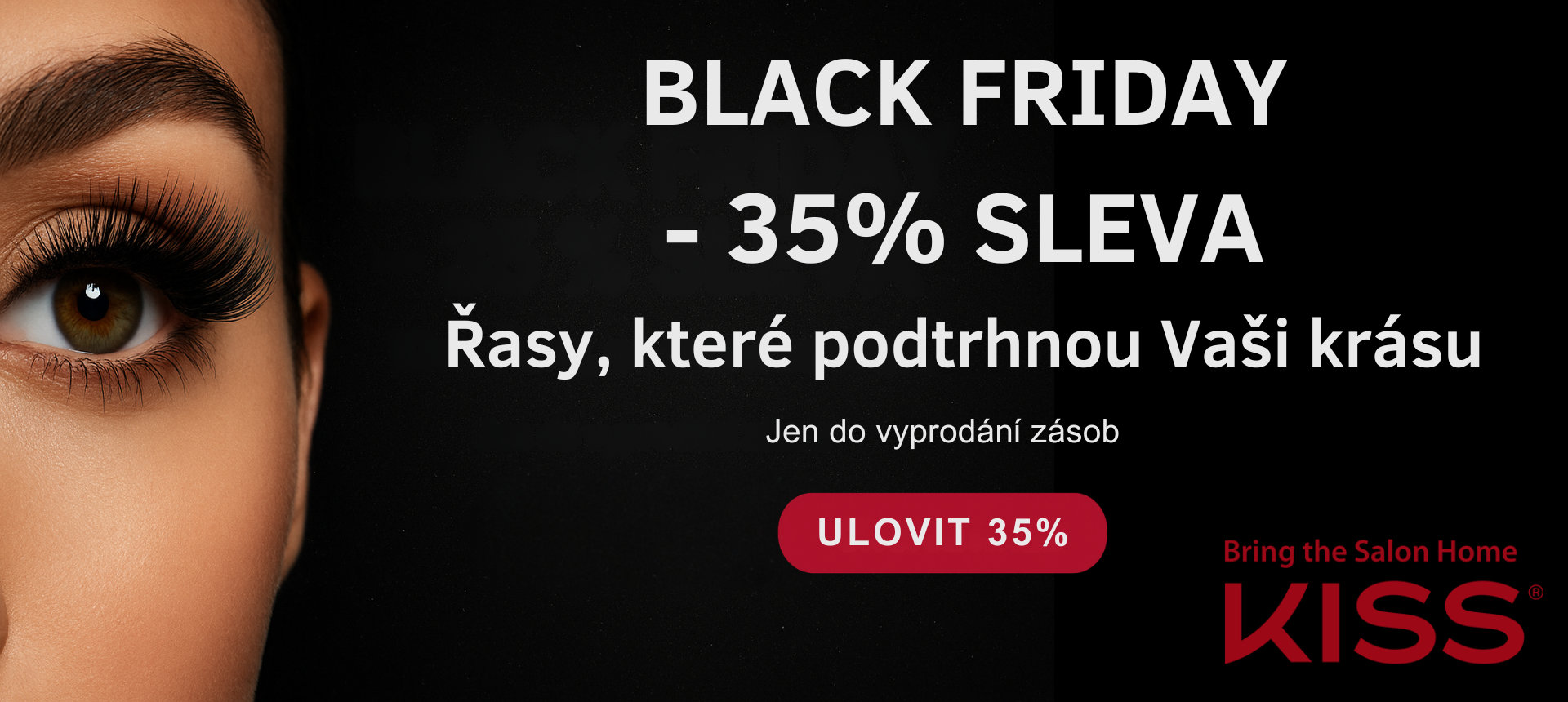 Sleva řasy Kiss