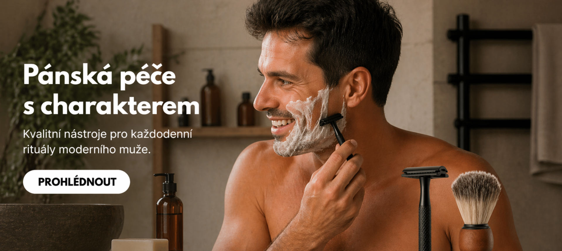 Pánská péče s charakterem