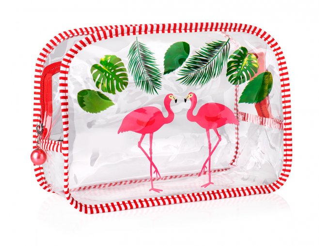 Kosemtická taška Flamingo