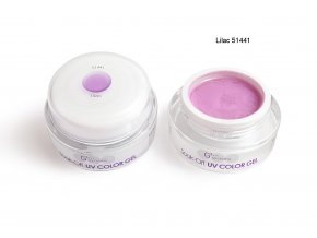 UV Soak off color gel barevný gel, Lilac