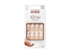 Kiss SalonAcrylicFrench KSA04C Package Front 731509622799 Jul.22.2021