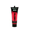 Glow Dark Hair Gel Red