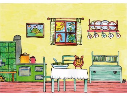 MARIONETINO Kulisa k pohádce O BUDULÍNKOVI, 2 motivy