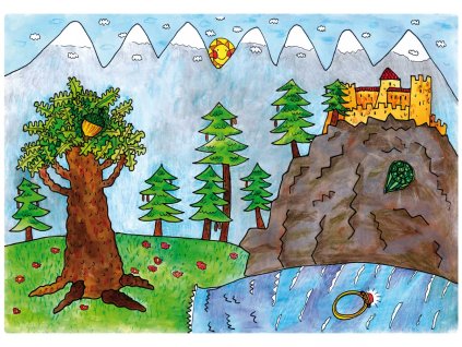 MARIONETINO Kulisa ZÁMEK, Zámecká síň