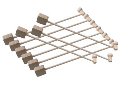 MARIONETINO Tyčka k loutce 9 ks