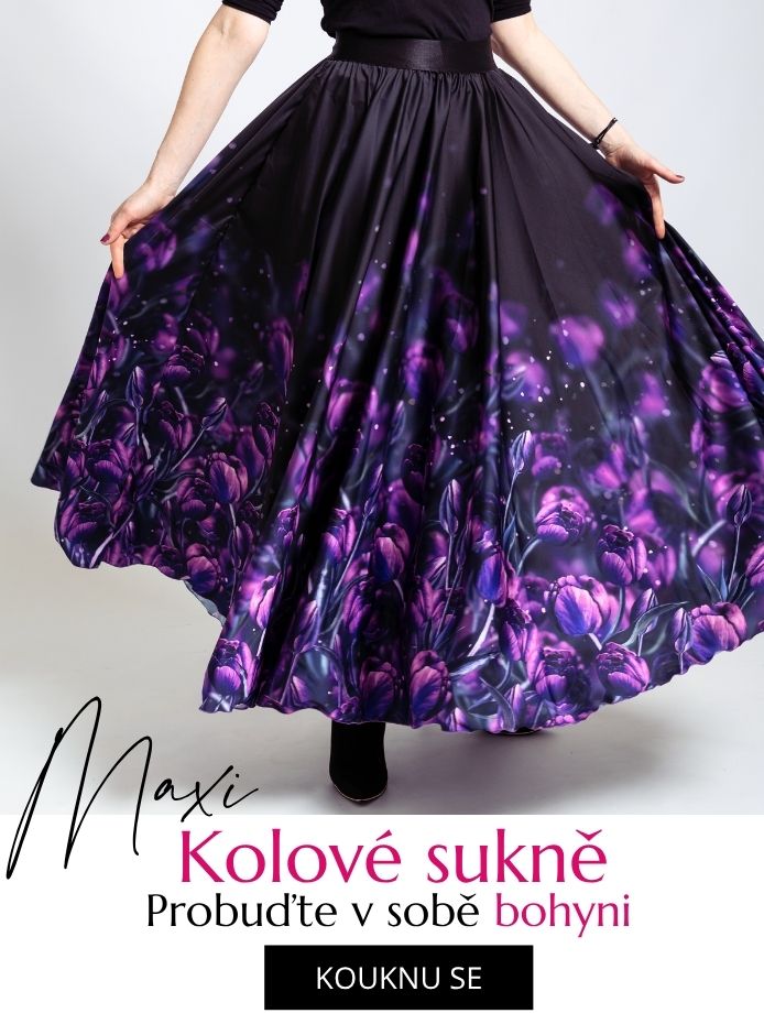 MAXI kolové sukně