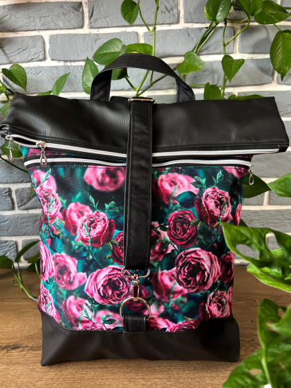 Rolovaný batoh MAXI Smaragdově magická (2)