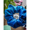 Gumicka do vlasu scrunchie Maky v kralovske modre 2