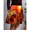 Damska ackova satenova sukne s kapsami Autorsky vlastorucni vzor Vecerni slunecnice05