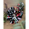 Saténová gumička scrunchie Střední Nespoutaná Černobílá.jpg (2)