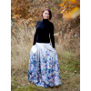 Ceska autorska moda - Damska maxi sukne V pugetu lucnich kvetu02