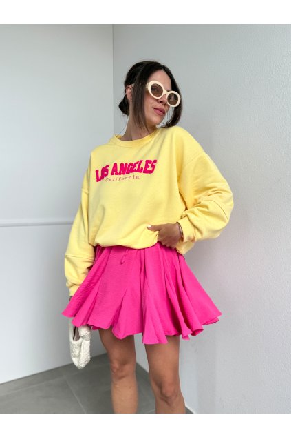 Mikina Los Angeles ButterYellow 6258