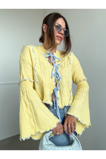 Svetrík butteryellow Cute 6261