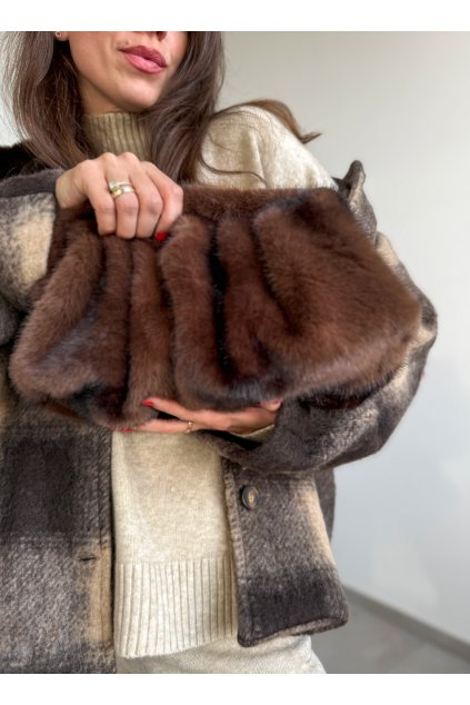 Kožušinová kabelka Choco 8204