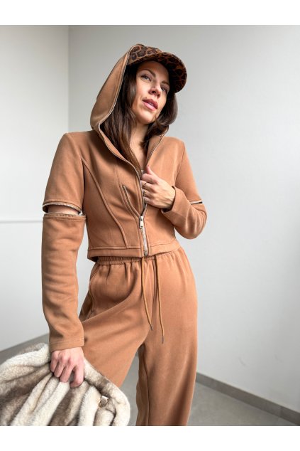 Bavlnená tepláková Súprava Caramel  3591