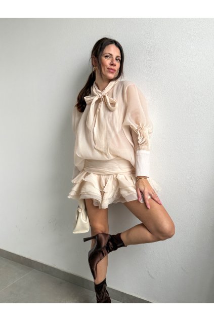 Elegantný bežový set Exclusive 3587