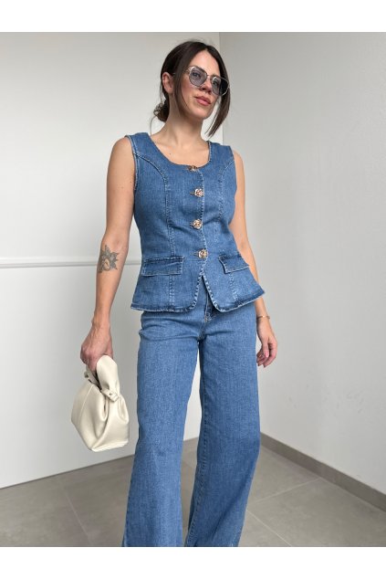 Vestový rifľový set  3598