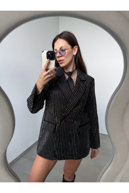 Čierna kravata  8211