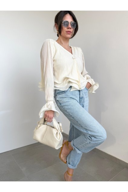 Bežový top Iris 4131