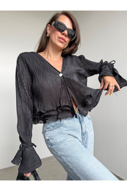 Čierny top Iris 4131