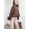 Oversize bombera s kožušinou Choco 4628