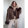 Oversize bombera s kožušinou Choco 4628